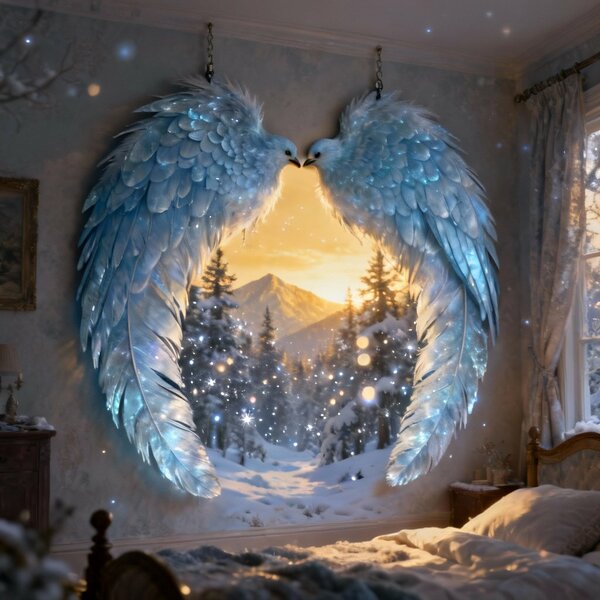 Hyperrealistická a éterická snová surrealistická scéna.…